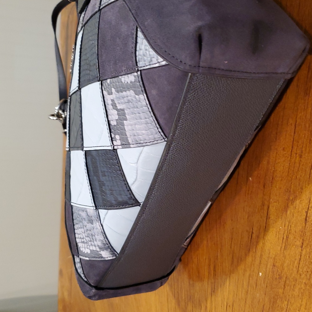 Like NEW Coach Patchwork Brooke Carryall Bag - Picture 10 of 14